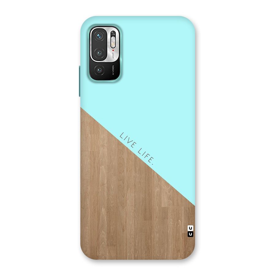 Live Life Back Case for Redmi Note 10T 5G