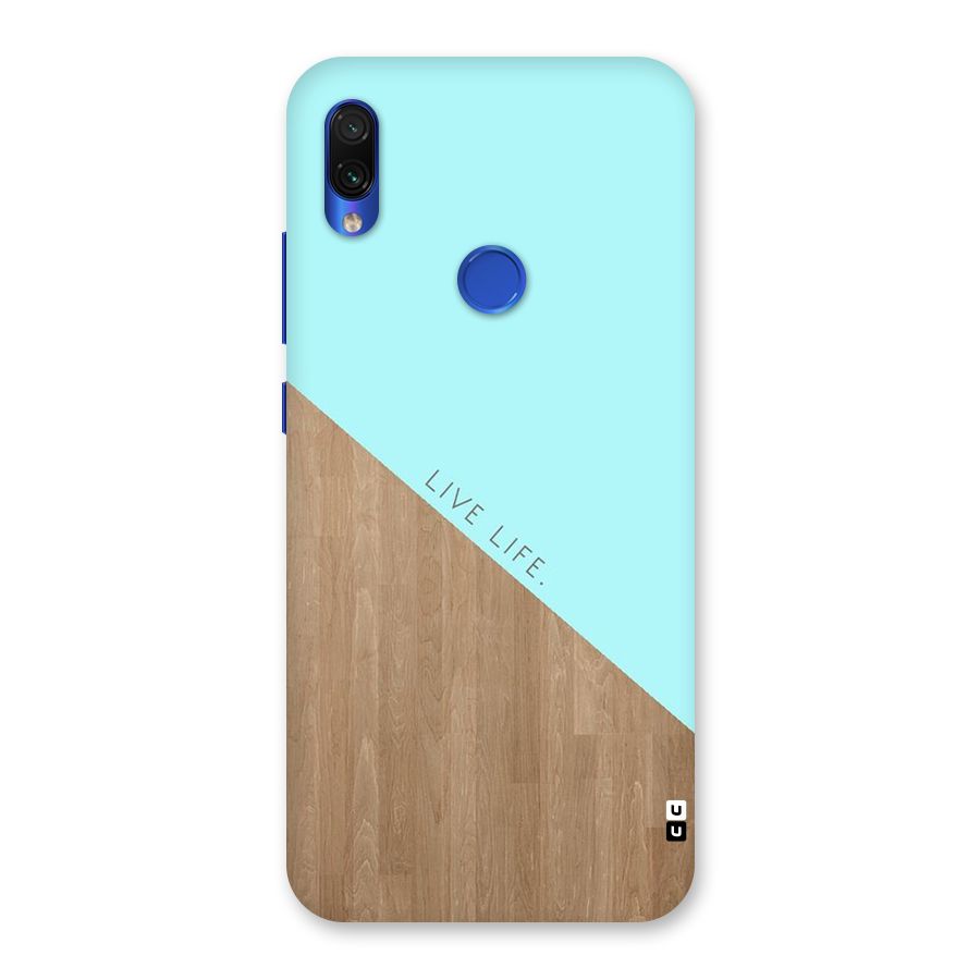 Live Life Back Case for Redmi Note 7S
