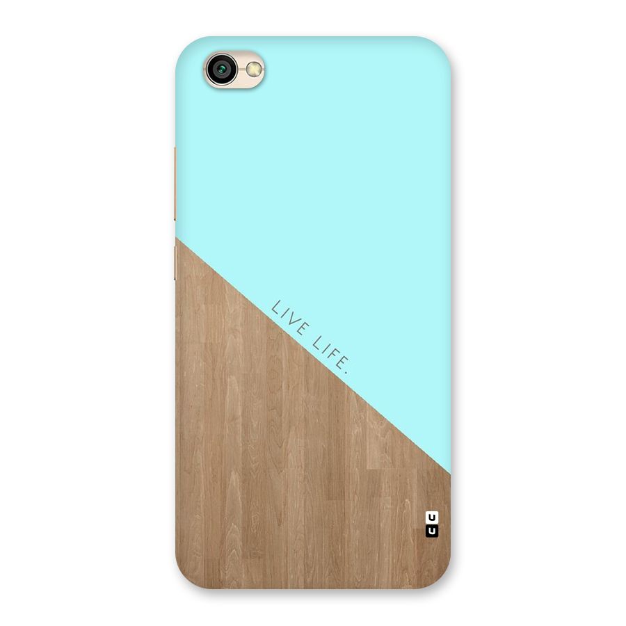 Live Life Back Case for Redmi Y1 Lite
