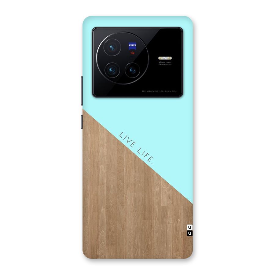 Live Life Back Case for Vivo X80