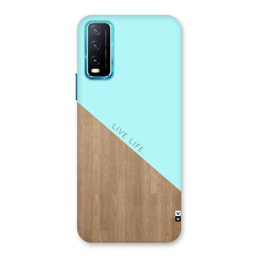 Live Life Back Case for Vivo Y20