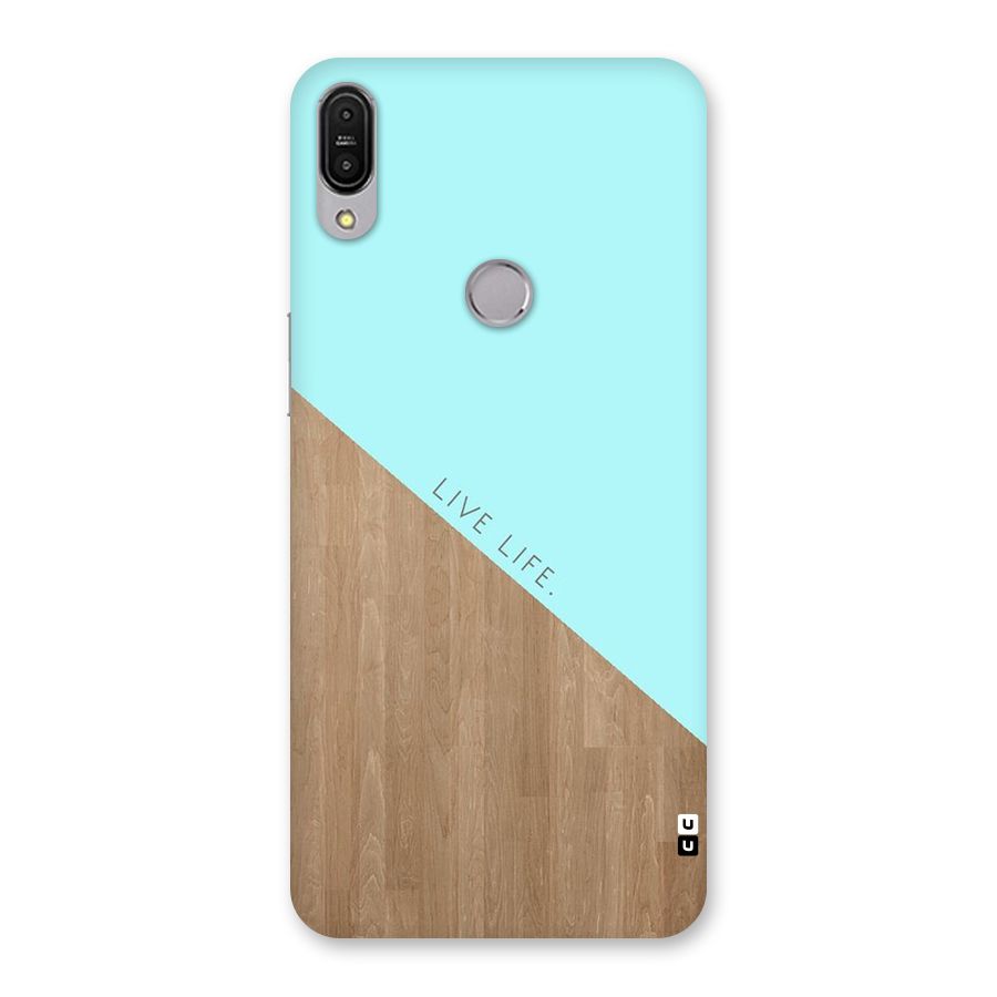 Live Life Back Case for Zenfone Max Pro M1