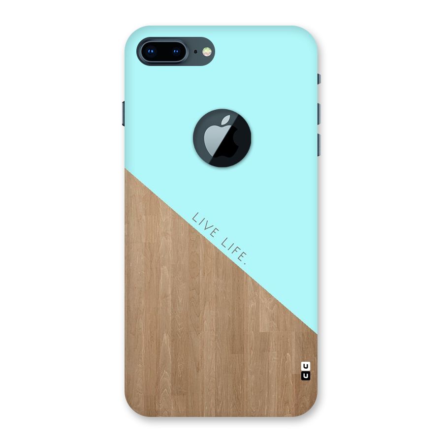 Live Life Back Case for iPhone 7 Plus Logo Cut