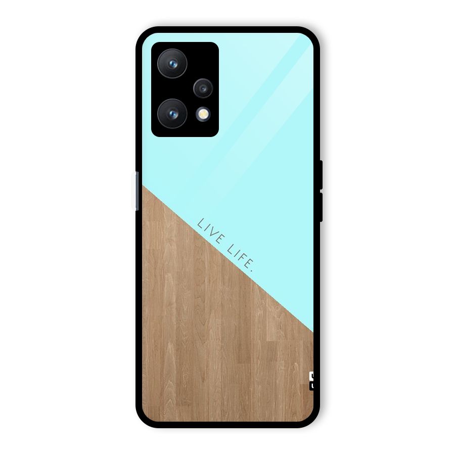 Live Life Glass Back Case for Realme 9 Pro 5G