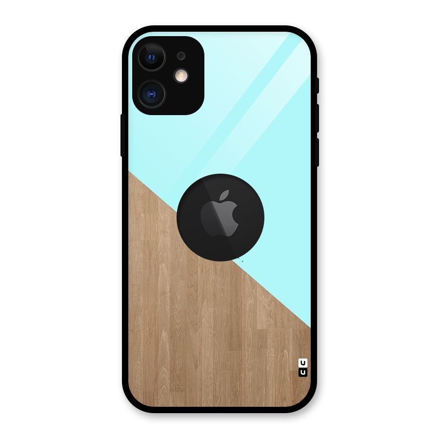 Live Life Glass Back Case for iPhone 11 Logo Cut