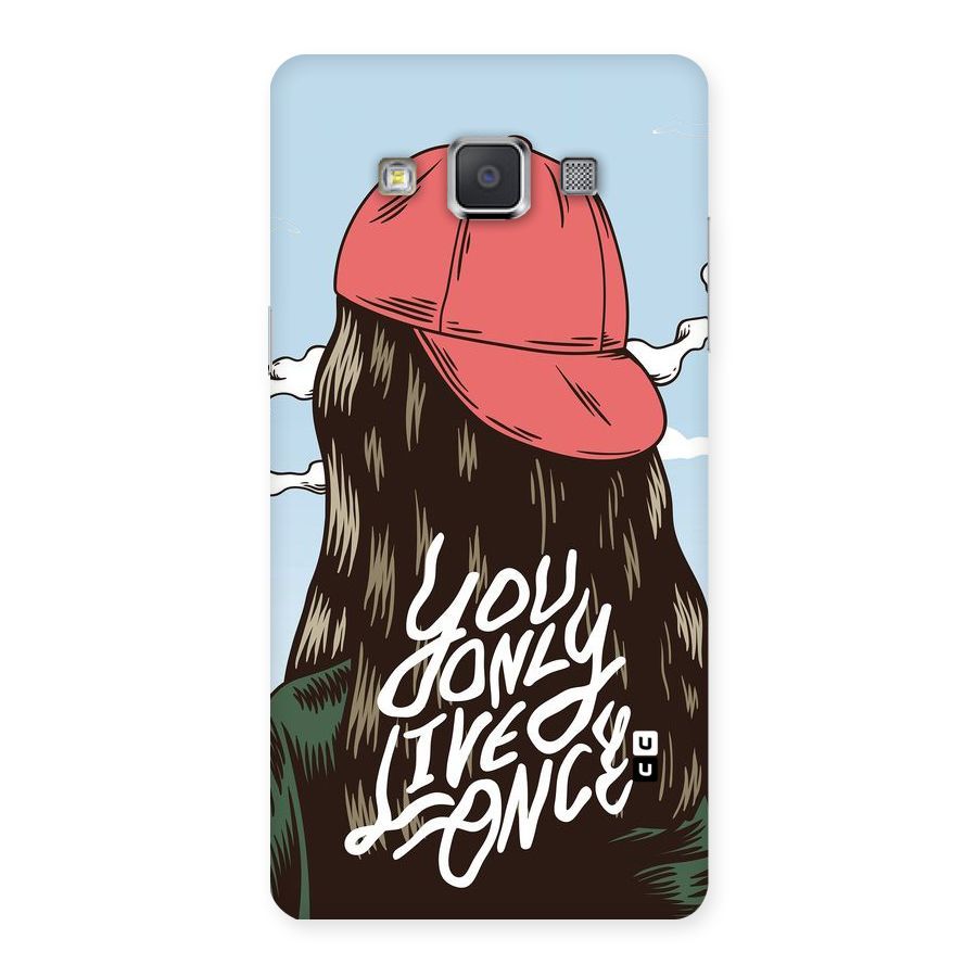 Live Once Back Case for Galaxy Grand Max