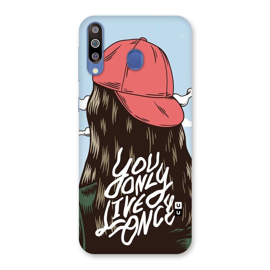 Live Once Back Case for Galaxy M30