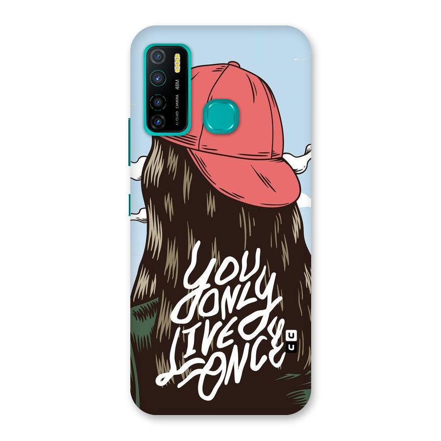 Live Once Back Case for Infinix Hot 9 Pro