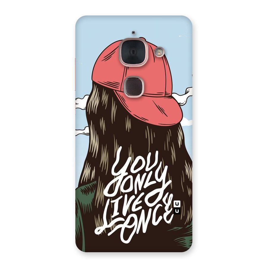 Live Once Back Case for Le Max 2