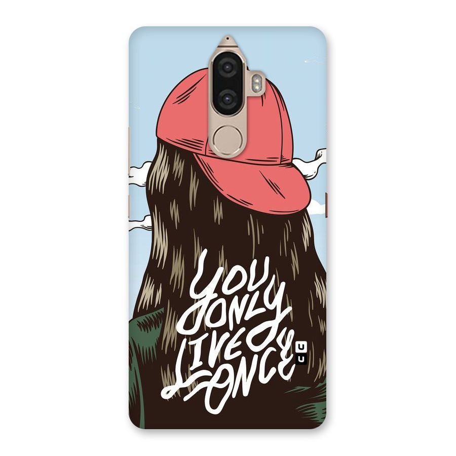 Live Once Back Case for Lenovo K8 Note