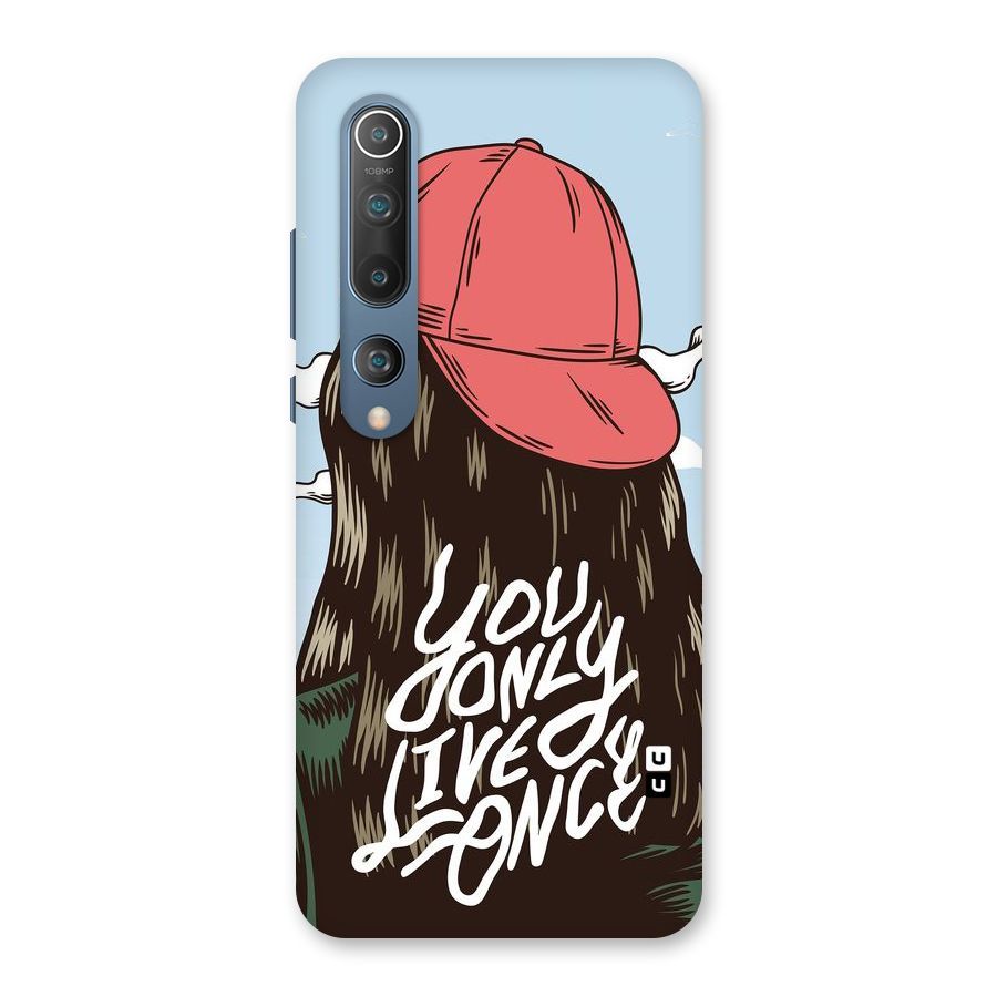 Live Once Back Case for Mi 10