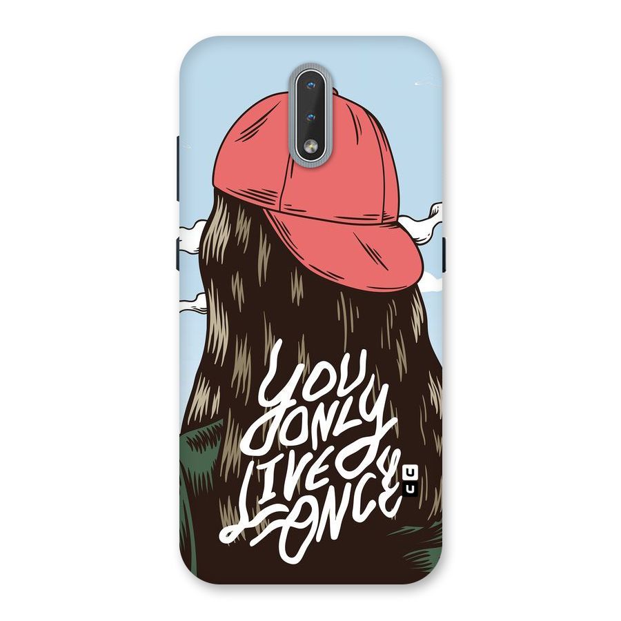 Live Once Back Case for Nokia 2.3