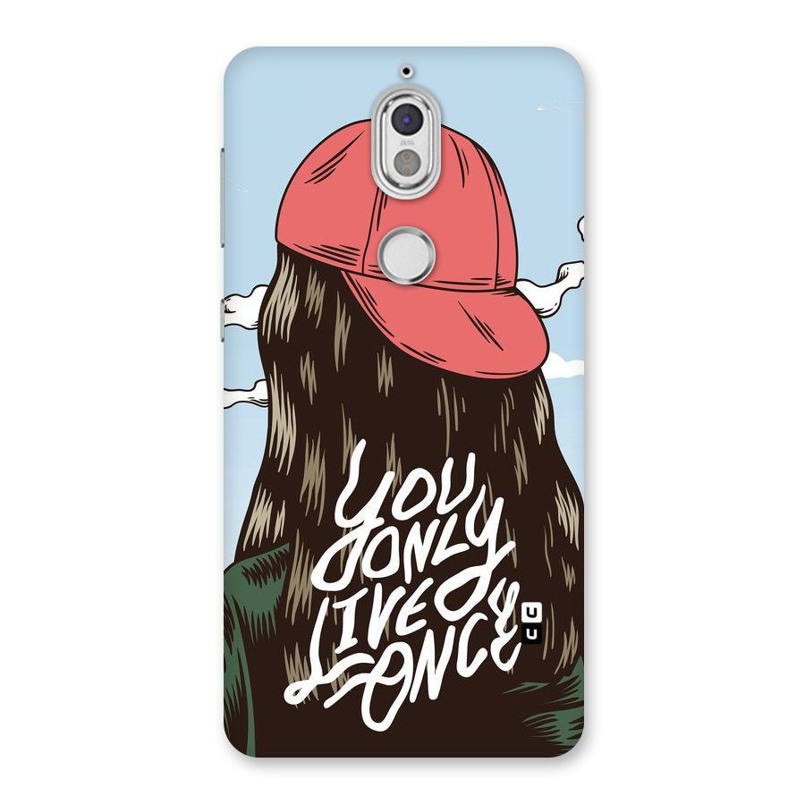 Live Once Back Case for Nokia 7