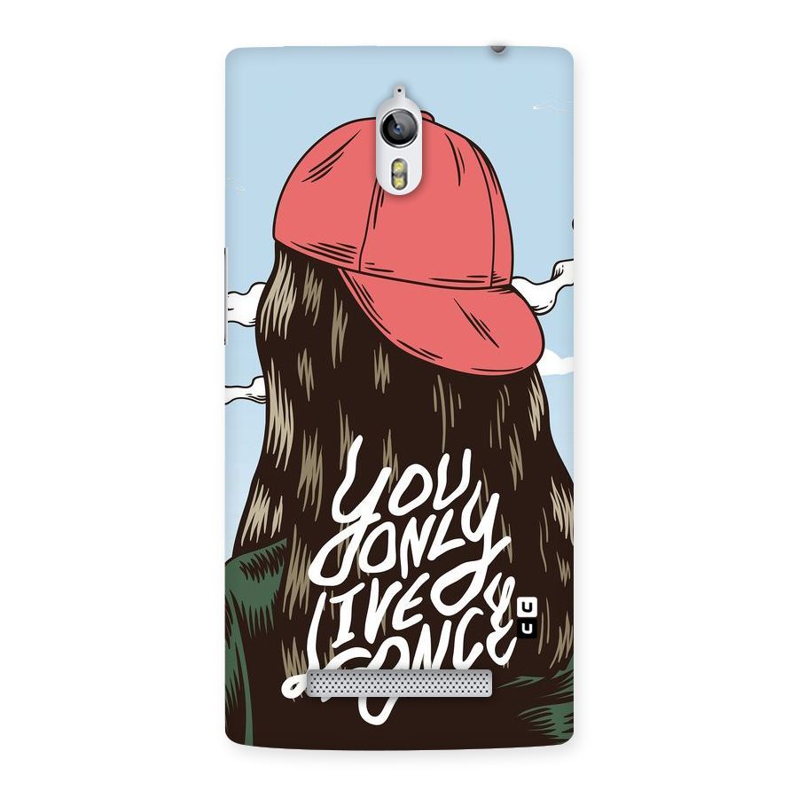 Live Once Back Case for Oppo Find 7