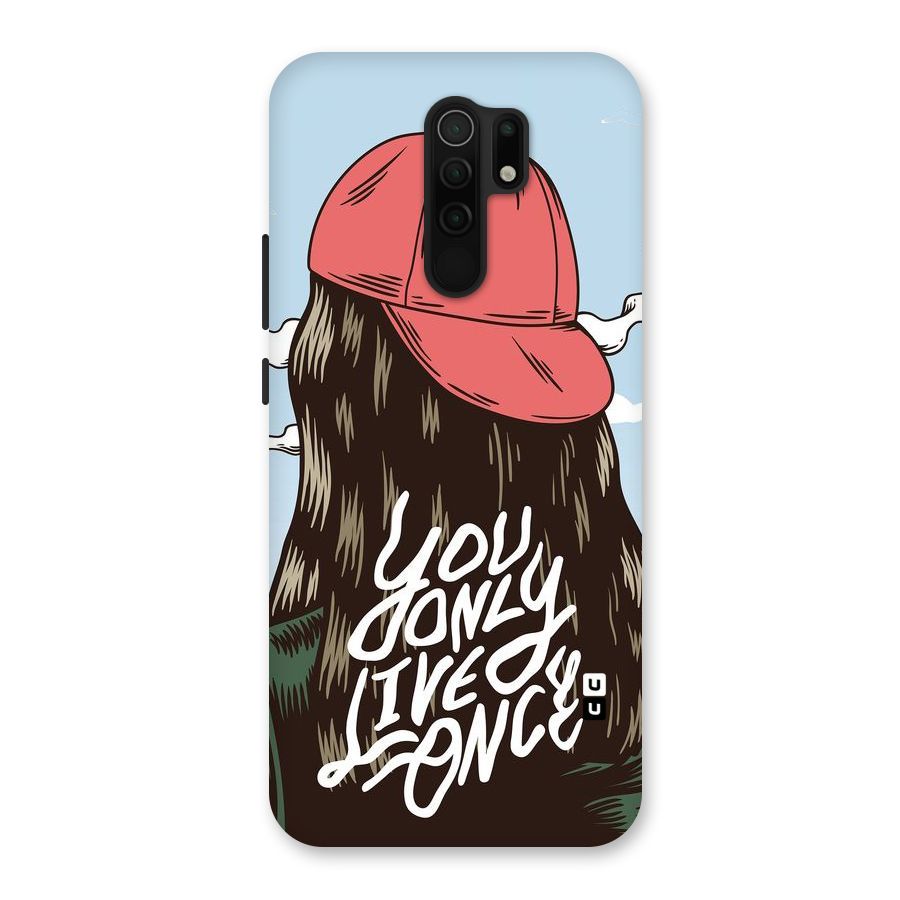Live Once Back Case for Poco M2