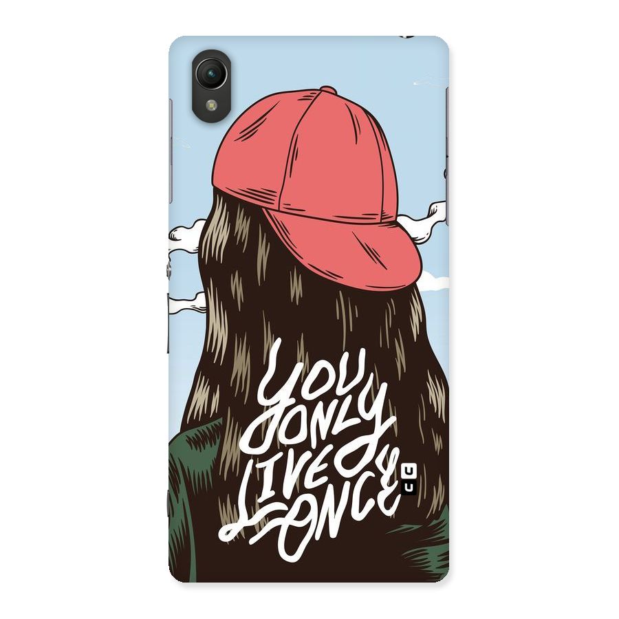Live Once Back Case for Sony Xperia Z2