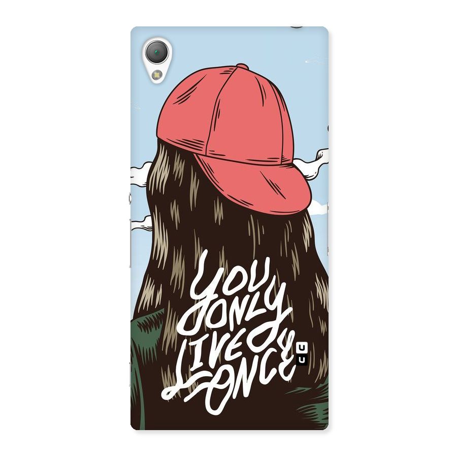 Live Once Back Case for Sony Xperia Z3
