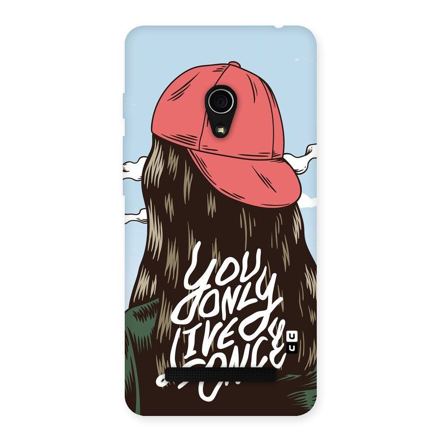 Live Once Back Case for Zenfone 5