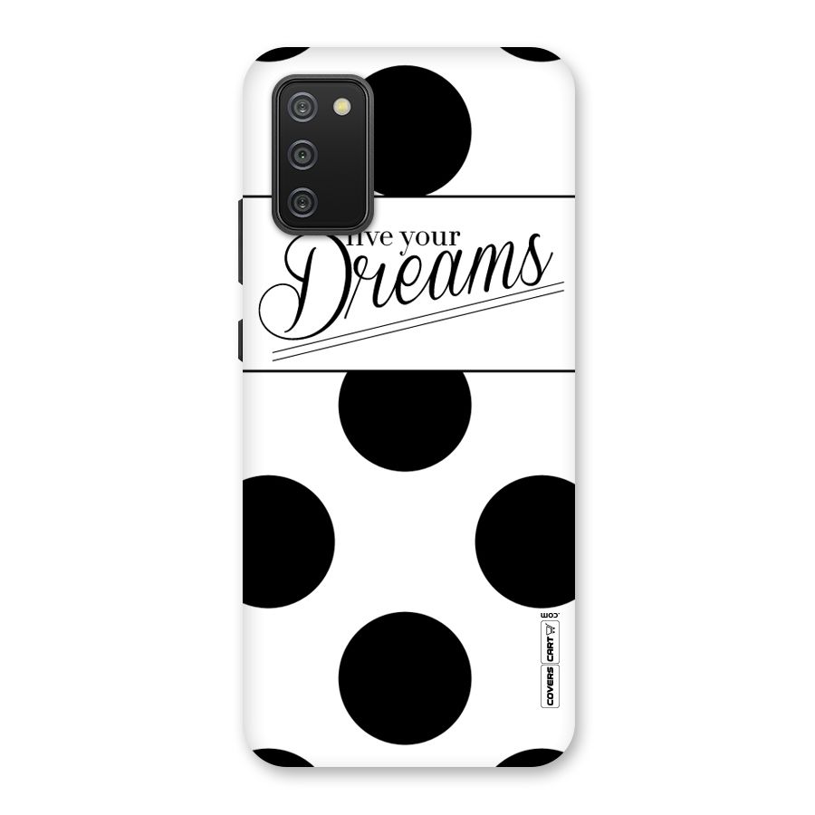 Live Your Dreams Back Case for Galaxy M02s