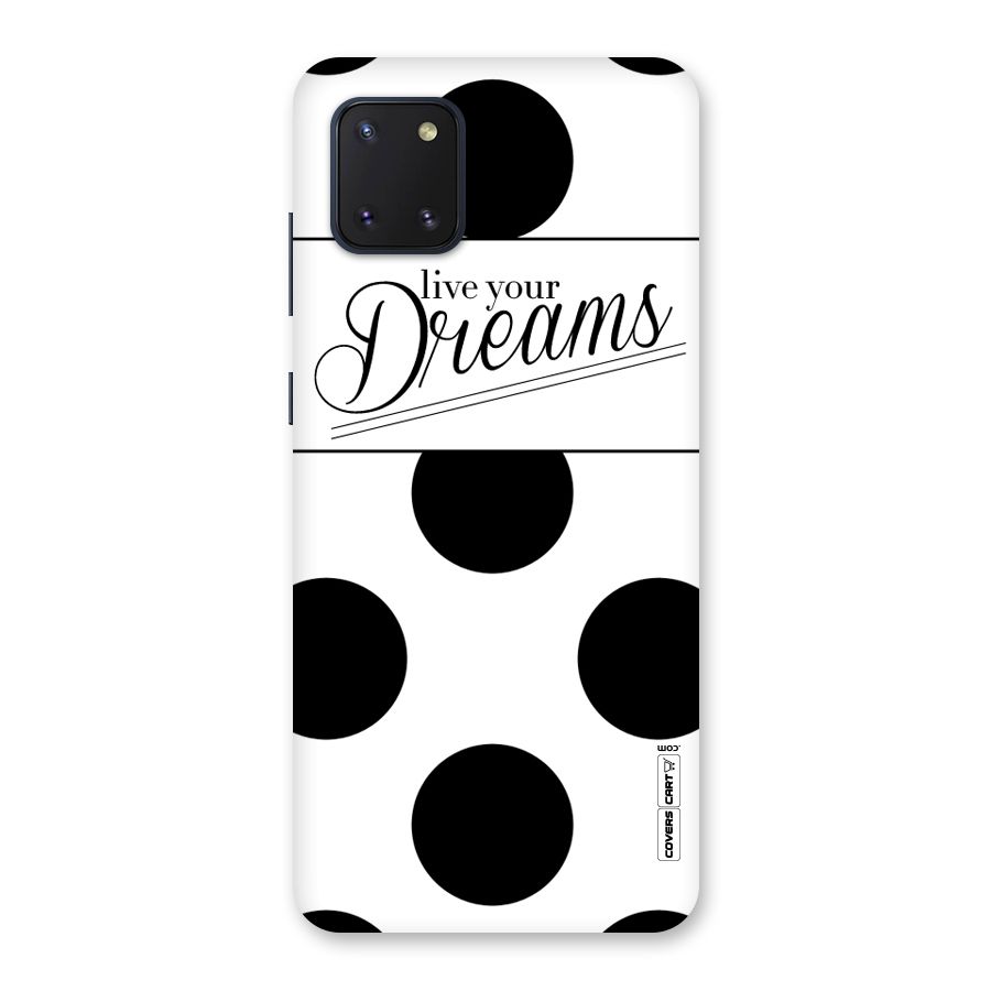 Live Your Dreams Back Case for Galaxy Note 10 Lite