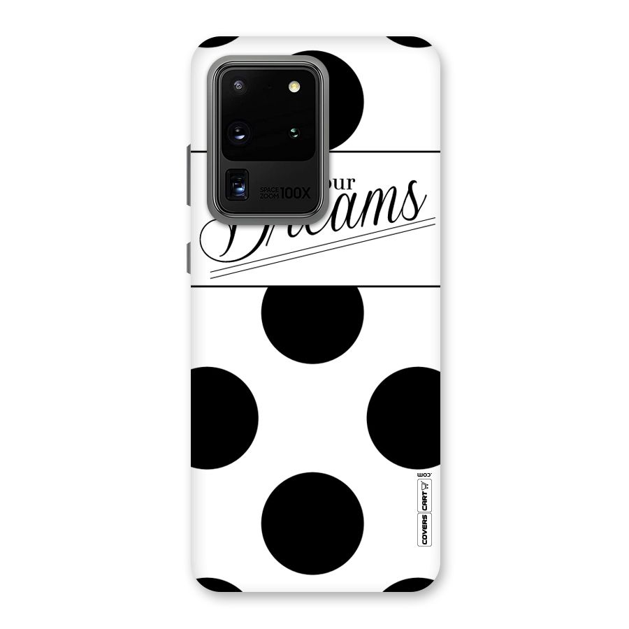 Live Your Dreams Back Case for Galaxy S20 Ultra