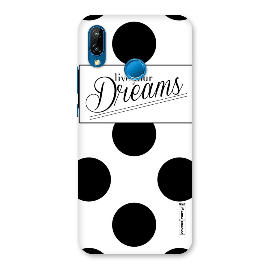 Live Your Dreams Back Case for Huawei P20 Lite