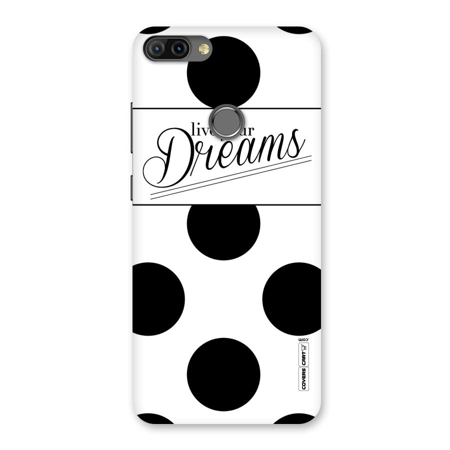 Live Your Dreams Back Case for Infinix Hot 6 Pro