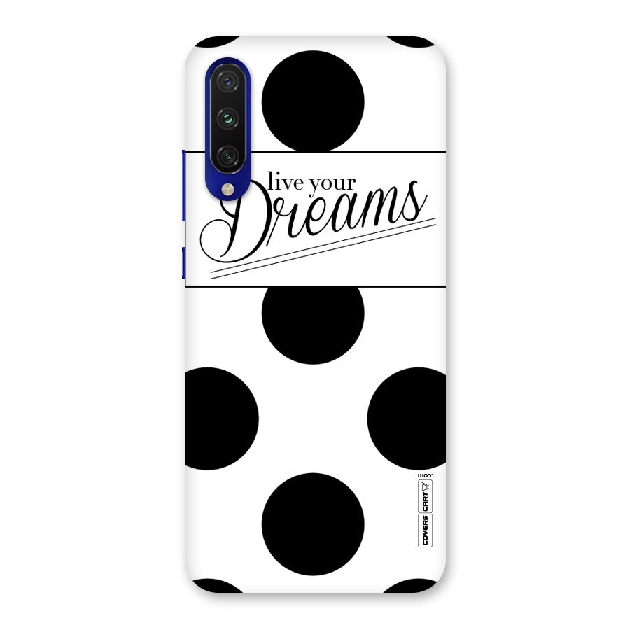Live Your Dreams Back Case for Mi A3