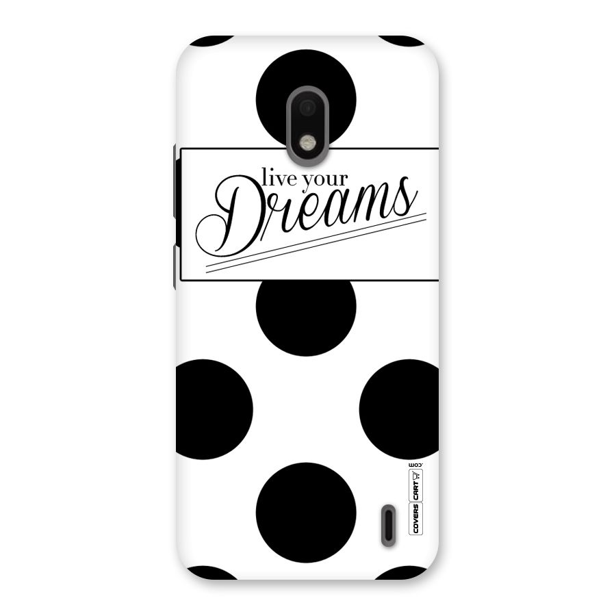 Live Your Dreams Back Case for Nokia 2.2