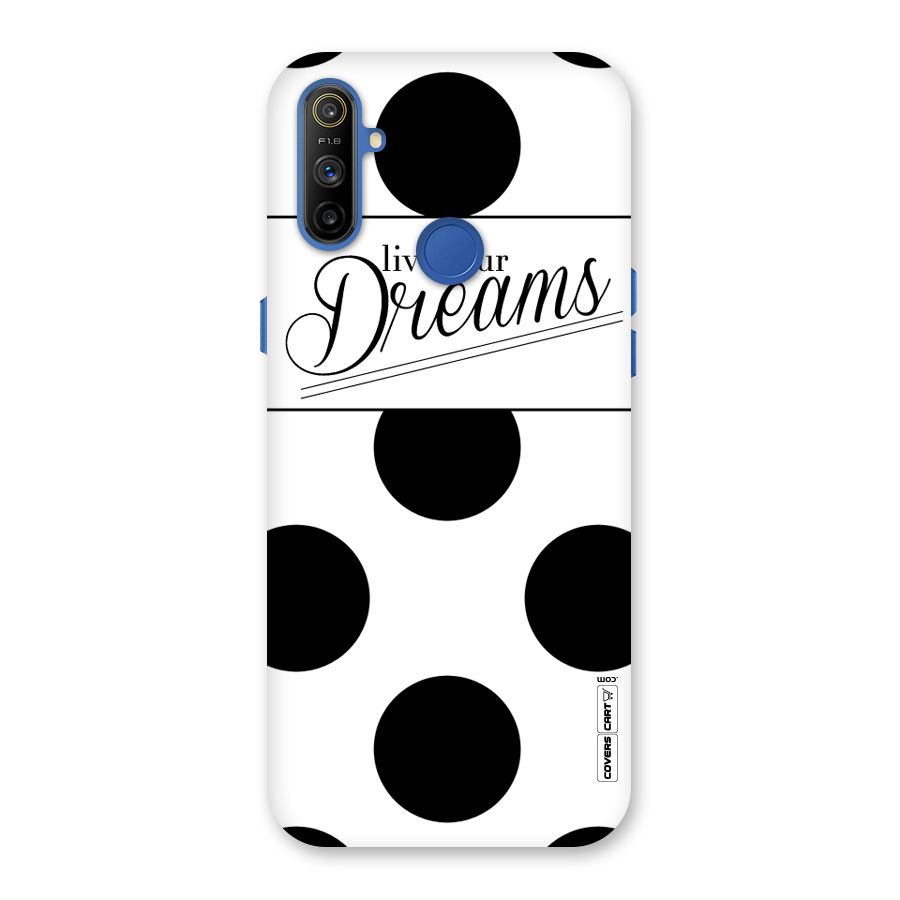 Live Your Dreams Back Case for Realme Narzo 10A