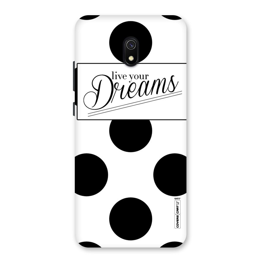 Live Your Dreams Back Case for Redmi 8A