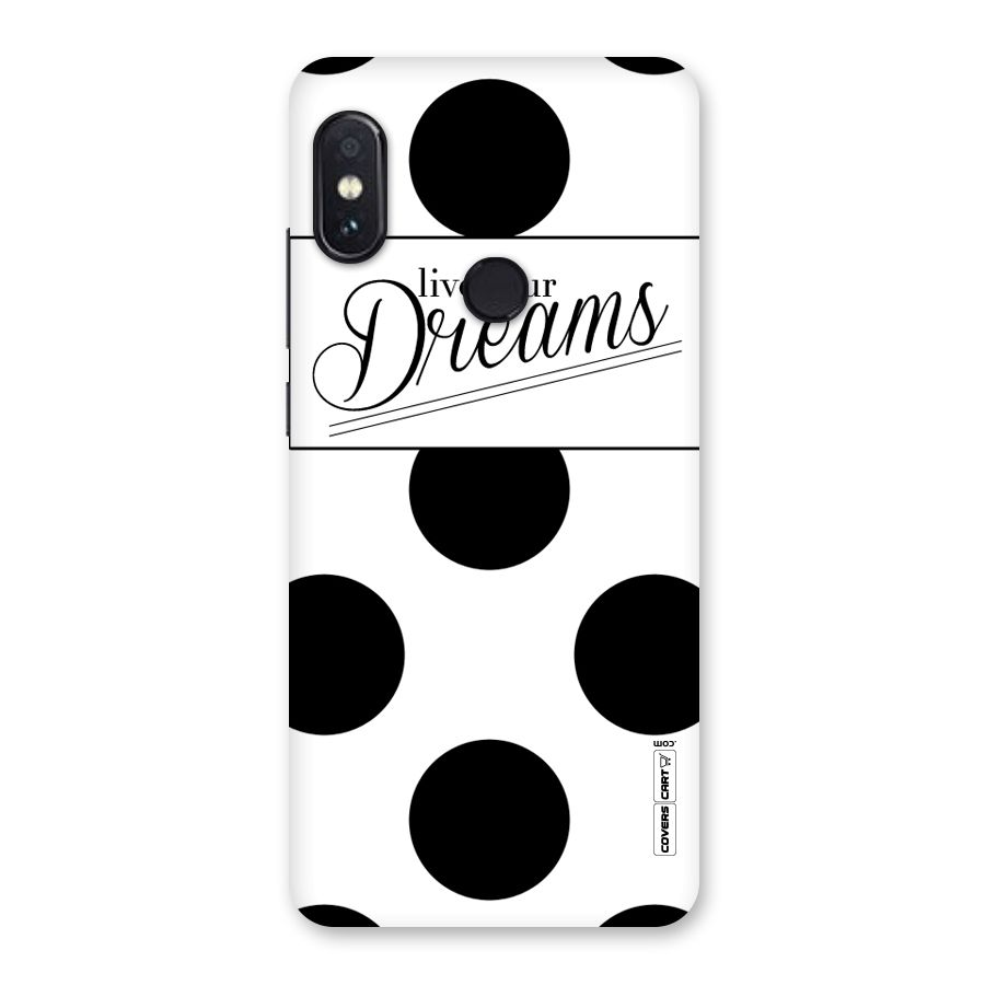 Live Your Dreams Back Case for Redmi Note 5 Pro