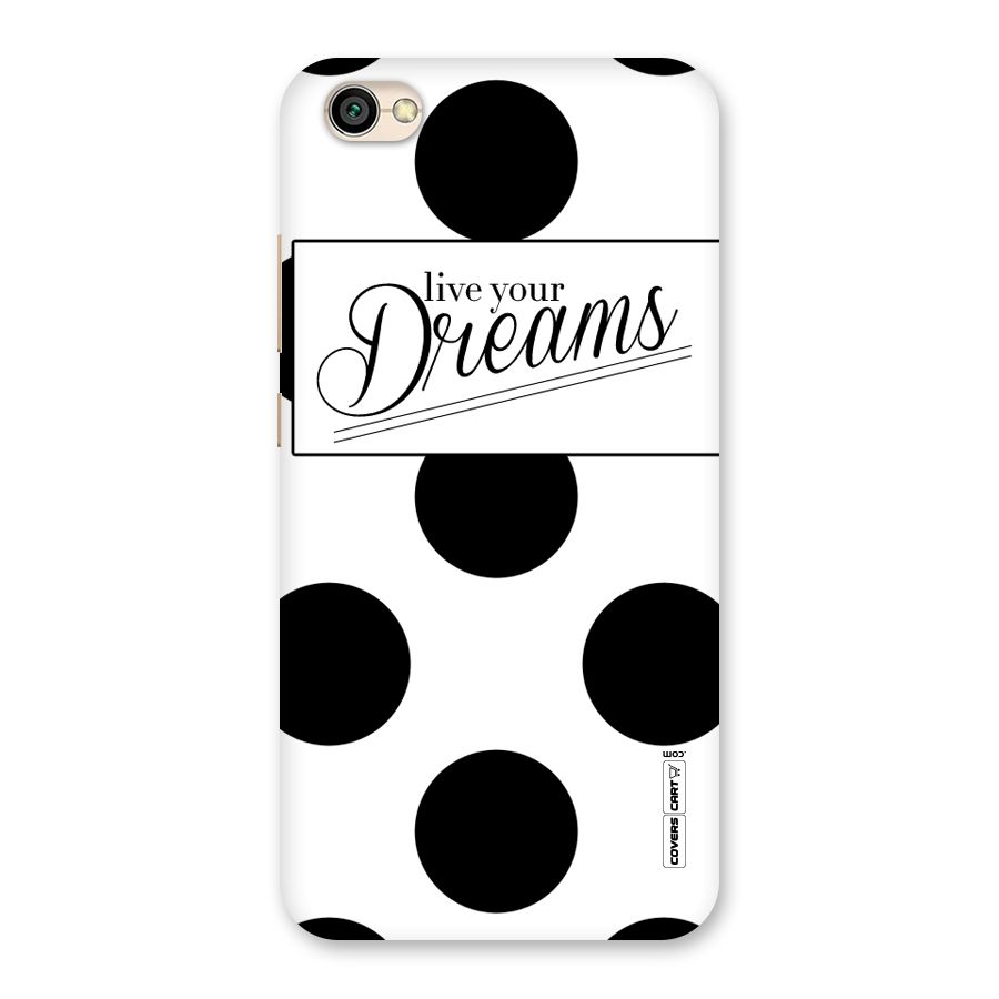 Live Your Dreams Back Case for Redmi Y1 Lite