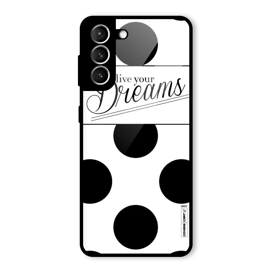Live Your Dreams Glass Back Case for Galaxy S21 5G