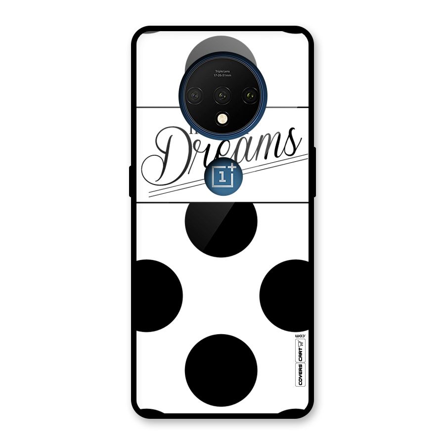 Live Your Dreams Glass Back Case for OnePlus 7T