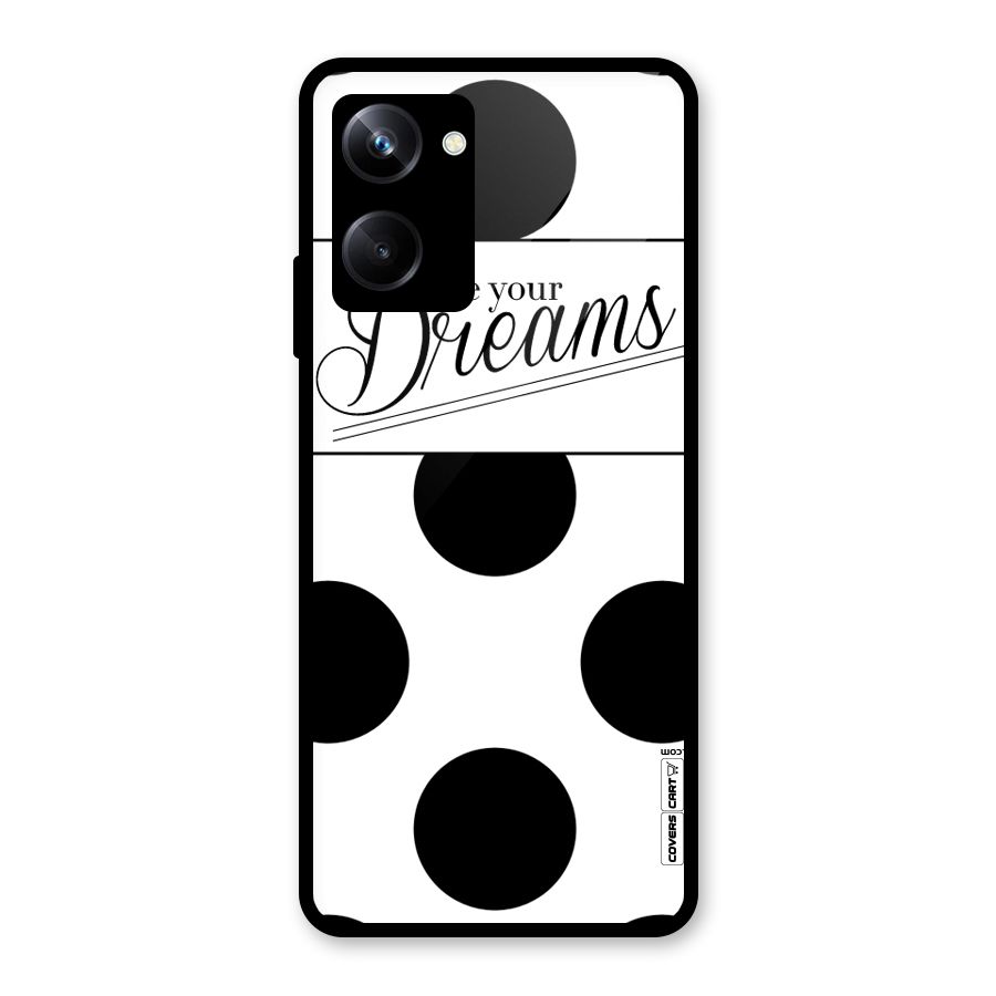 Live Your Dreams Glass Back Case for Realme 10 Pro