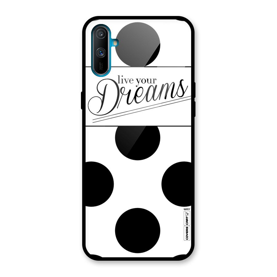 Live Your Dreams Glass Back Case for Realme C3
