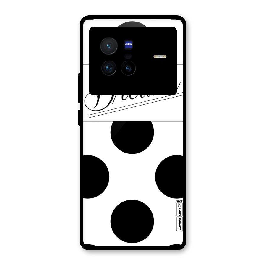 Live Your Dreams Glass Back Case for Vivo X80