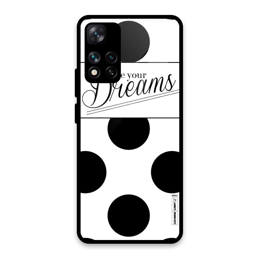 Live Your Dreams Glass Back Case for Xiaomi 11i HyperCharge 5G