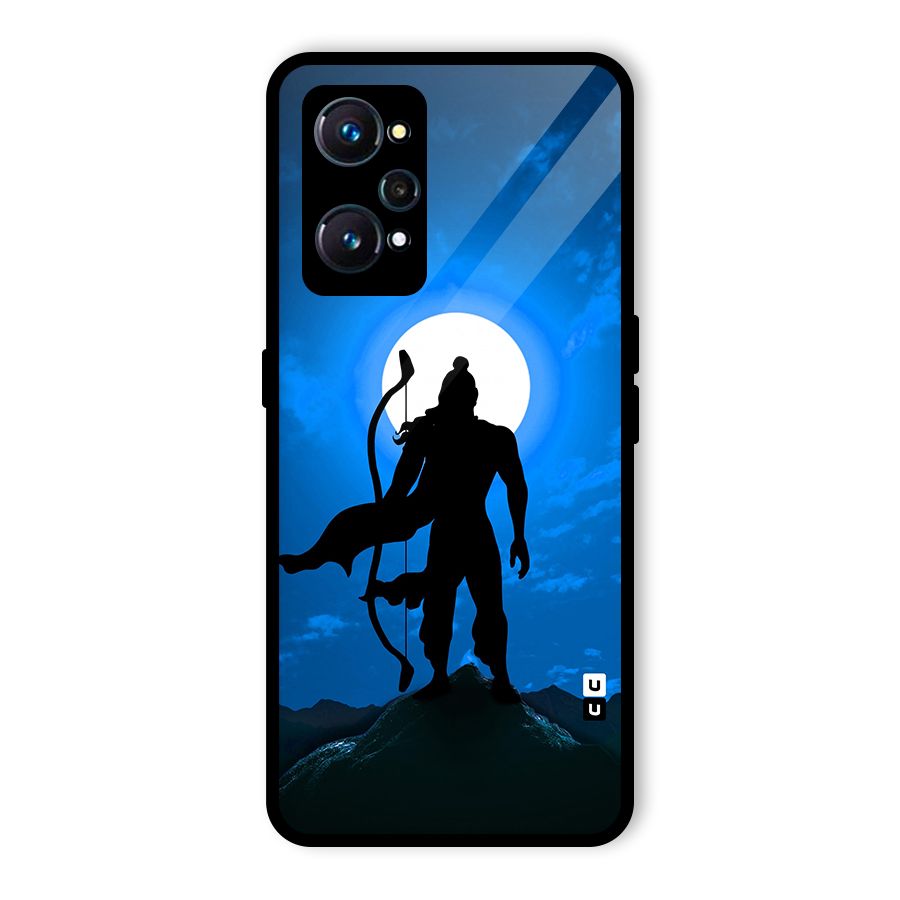 Lord Ram Illustration Glass Back Case for Realme GT 2