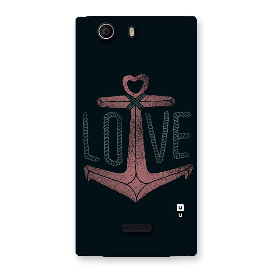 Love Anchor Form Back Case for Canvas Nitro 2 E311