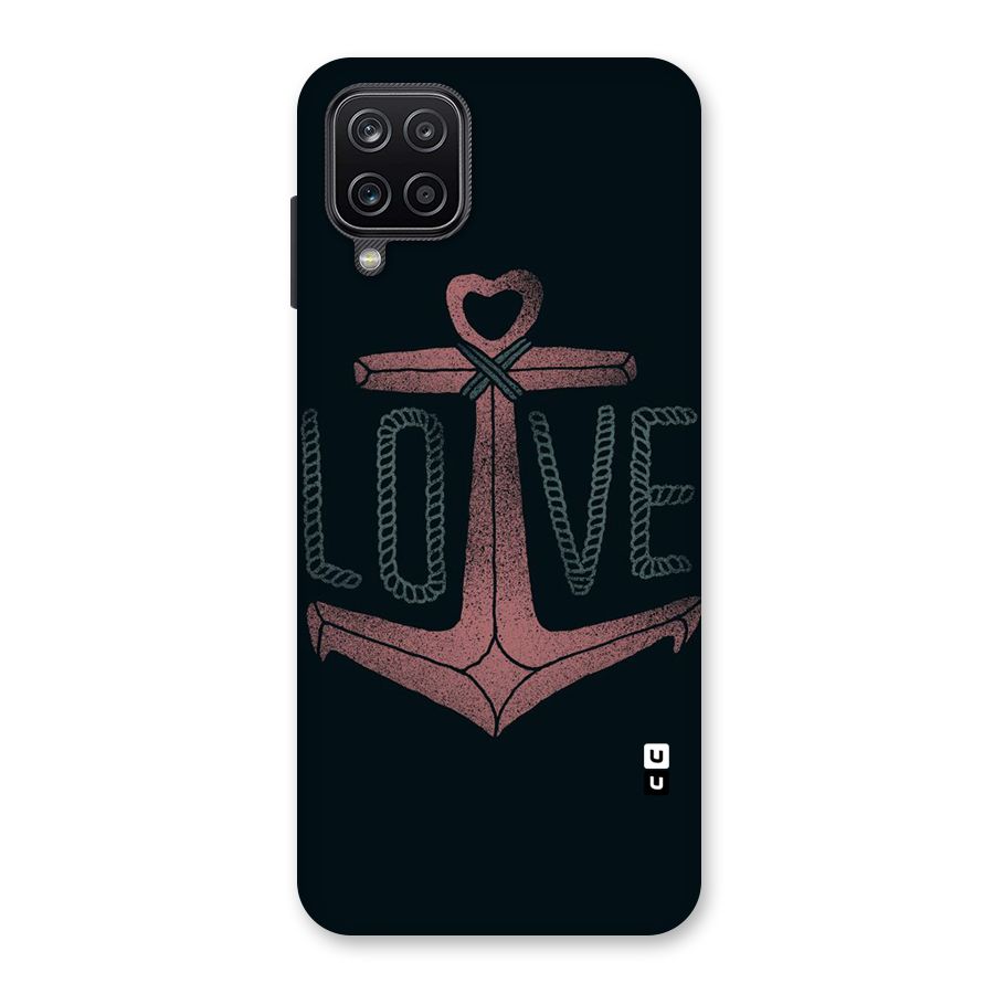Love Anchor Form Back Case for Galaxy A12