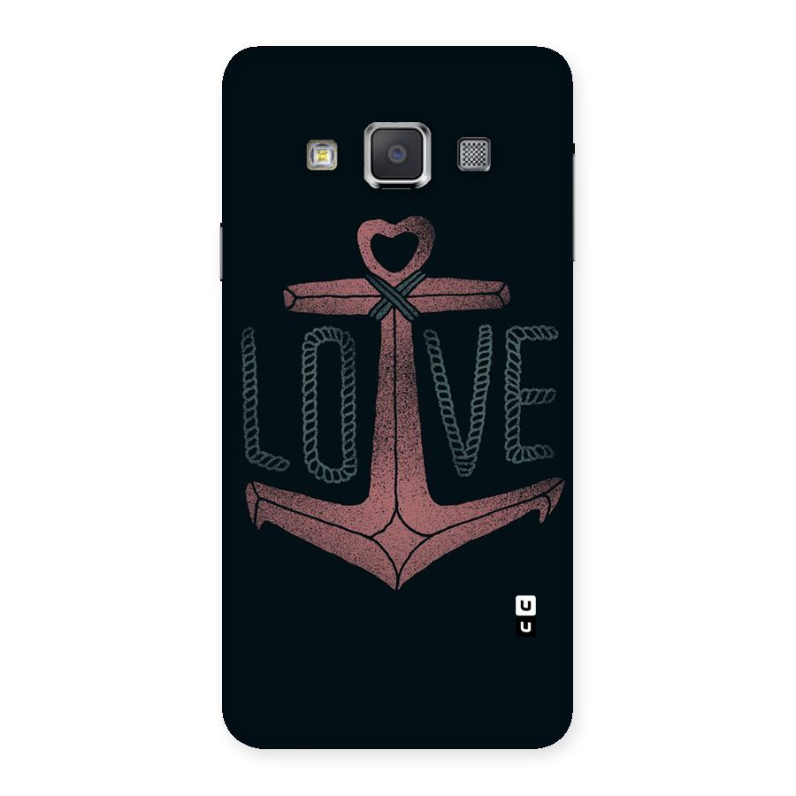 Love Anchor Form Back Case for Galaxy A3