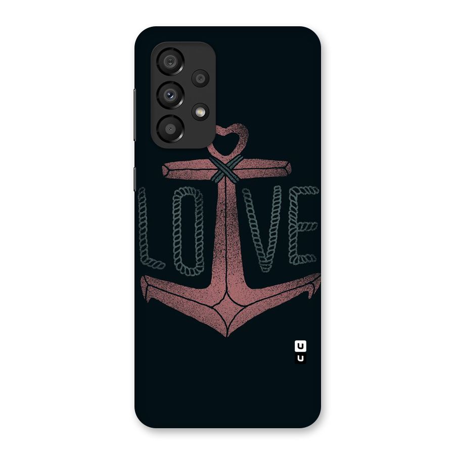 Love Anchor Form Back Case for Galaxy A33 5G