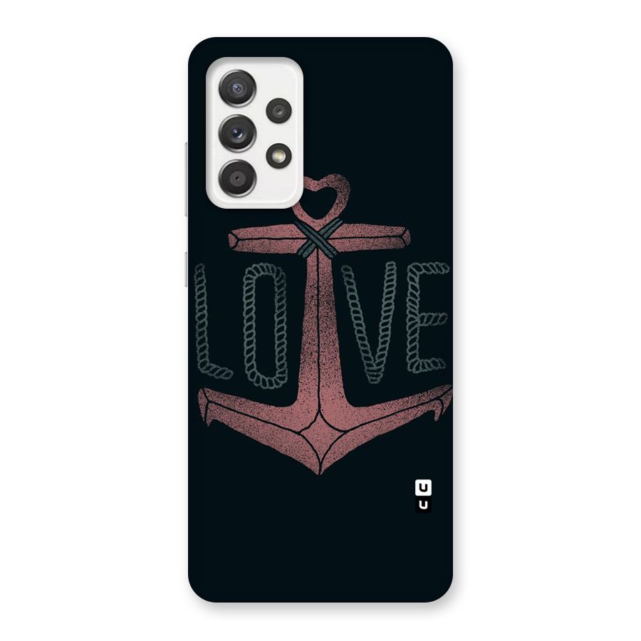 Love Anchor Form Back Case for Galaxy A52
