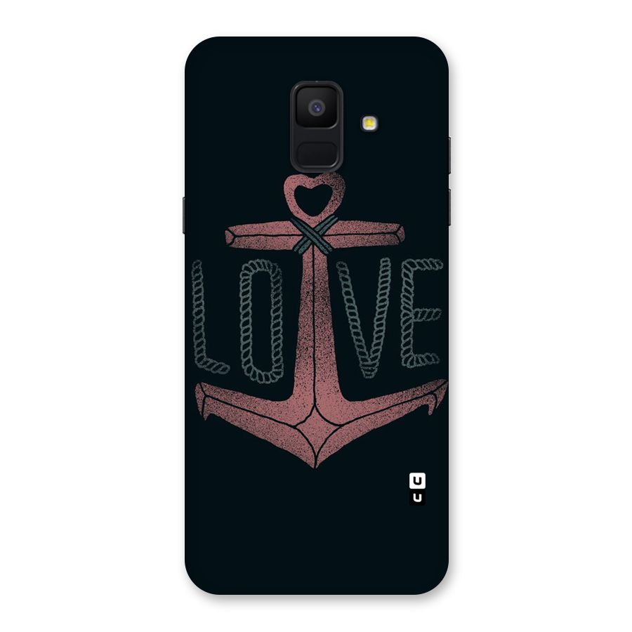 Love Anchor Form Back Case for Galaxy A6 (2018)
