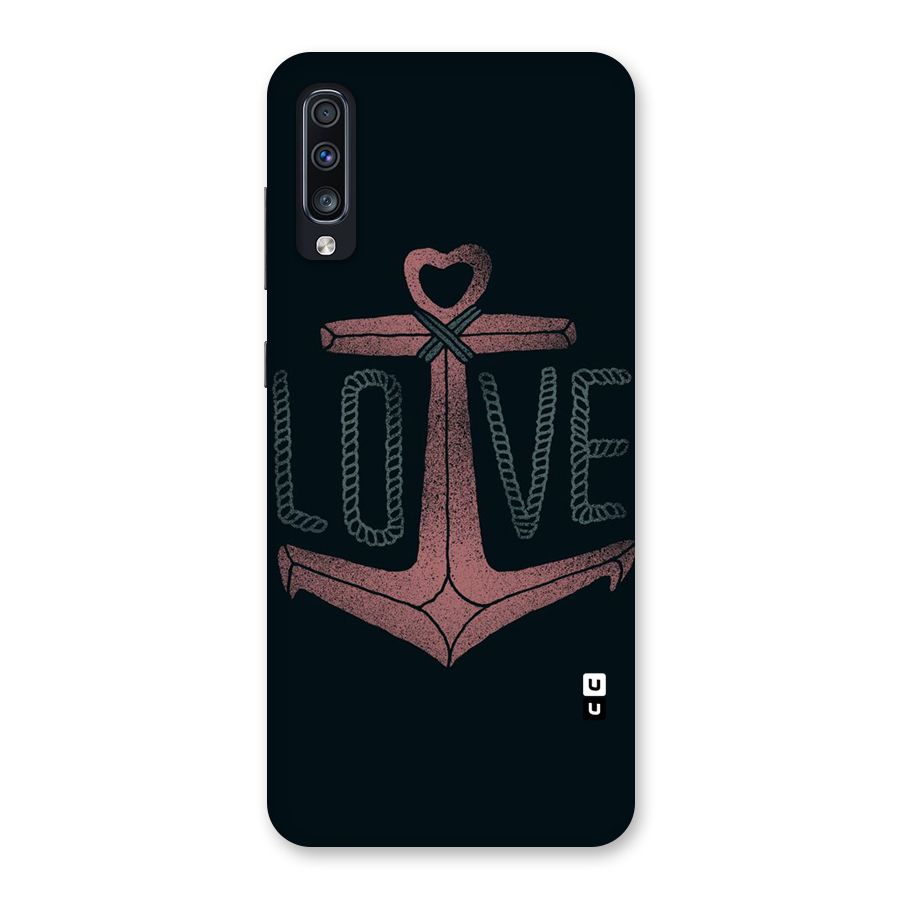 Love Anchor Form Back Case for Galaxy A70