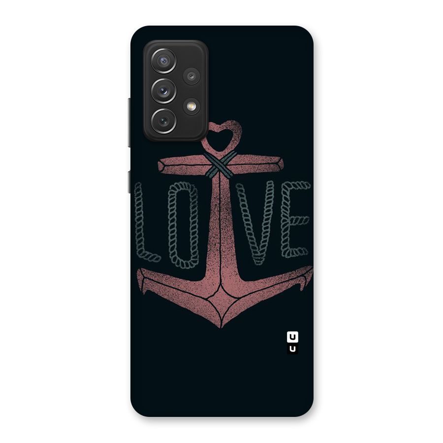 Love Anchor Form Back Case for Galaxy A72