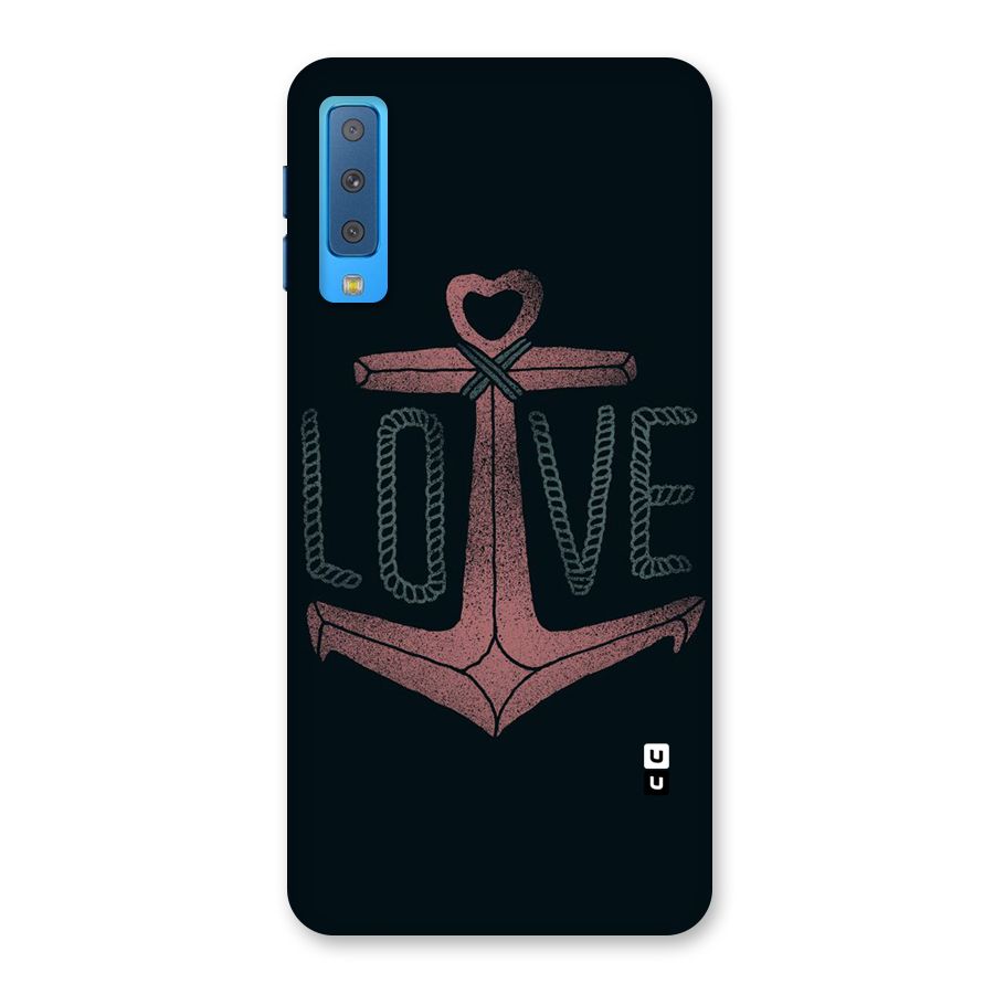Love Anchor Form Back Case for Galaxy A7 (2018)