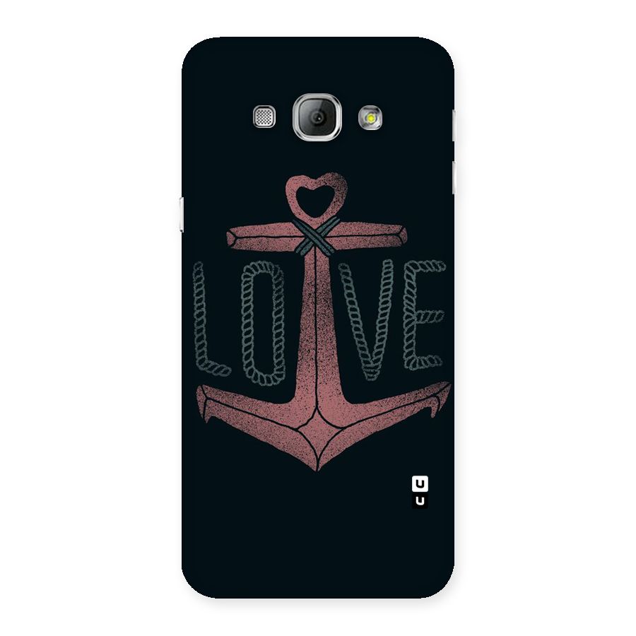 Love Anchor Form Back Case for Galaxy A8